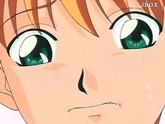 Teenage anime promoter anent wringing moist bukkake