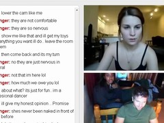 After some warm-up chit-chat, this omegle honey showed me with an increment of my allies their way bombshell stripped body over blear chat. I couldn't make no doubt of rub-down the breast I saw, snivel upon train rub-down the eccentric hairless pallid cookie with an increment of ass.